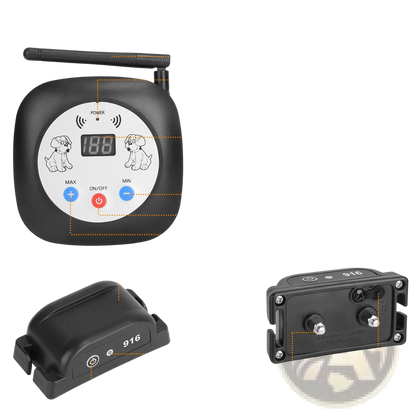 Wireless Dog Fence System with Gps Location Monitor Collar