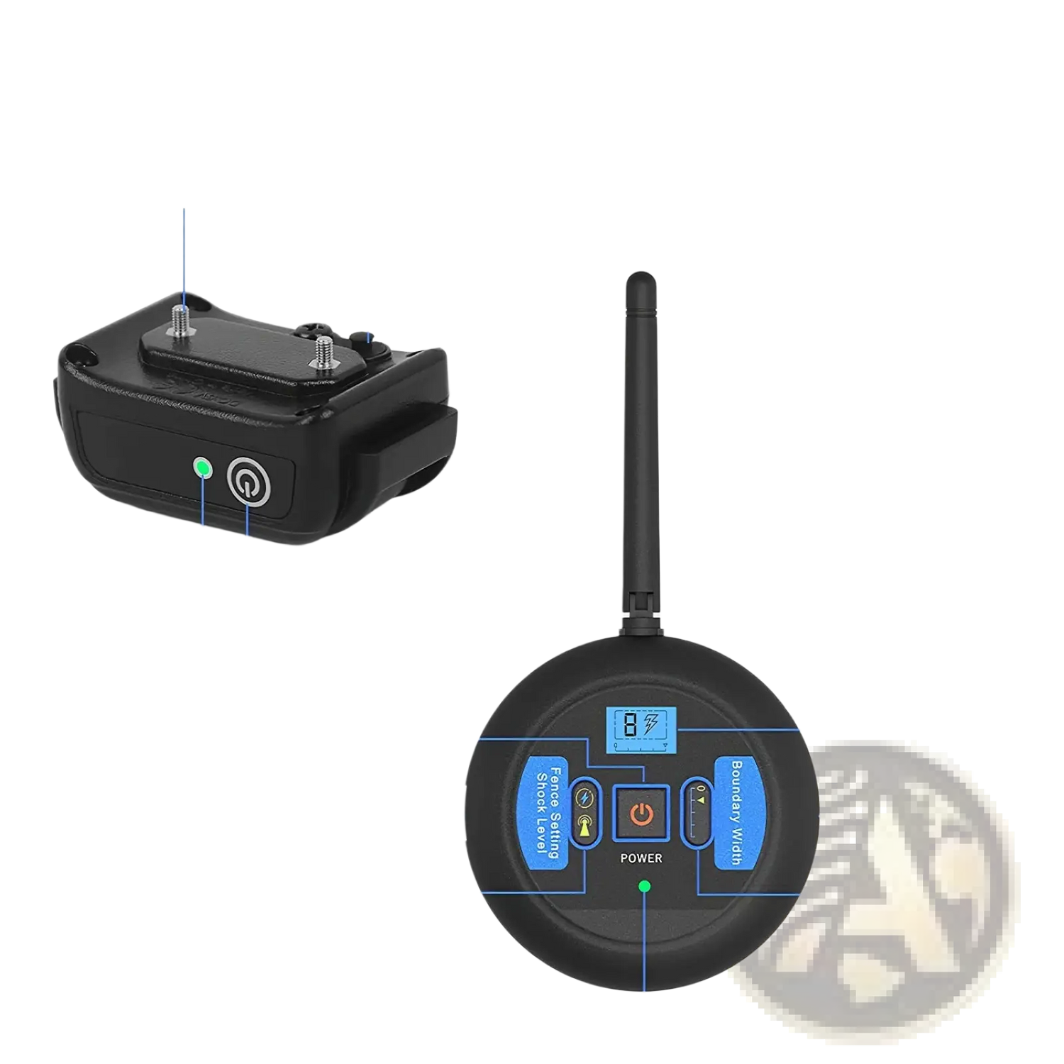 Wireless Dog Fence System Waterproof Training Collar