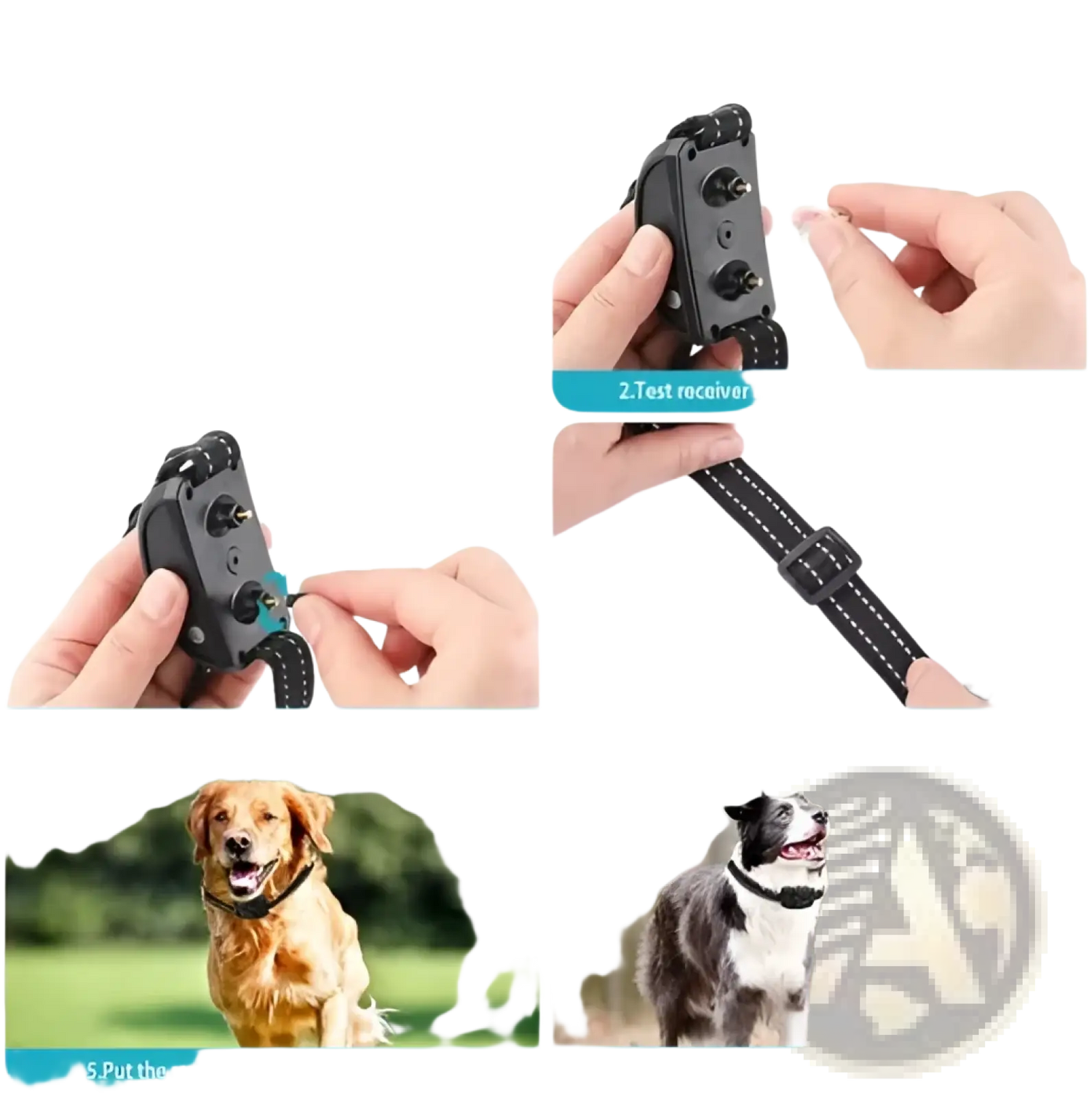 Wireless Dog Fence and Training Collar System 2 in 1