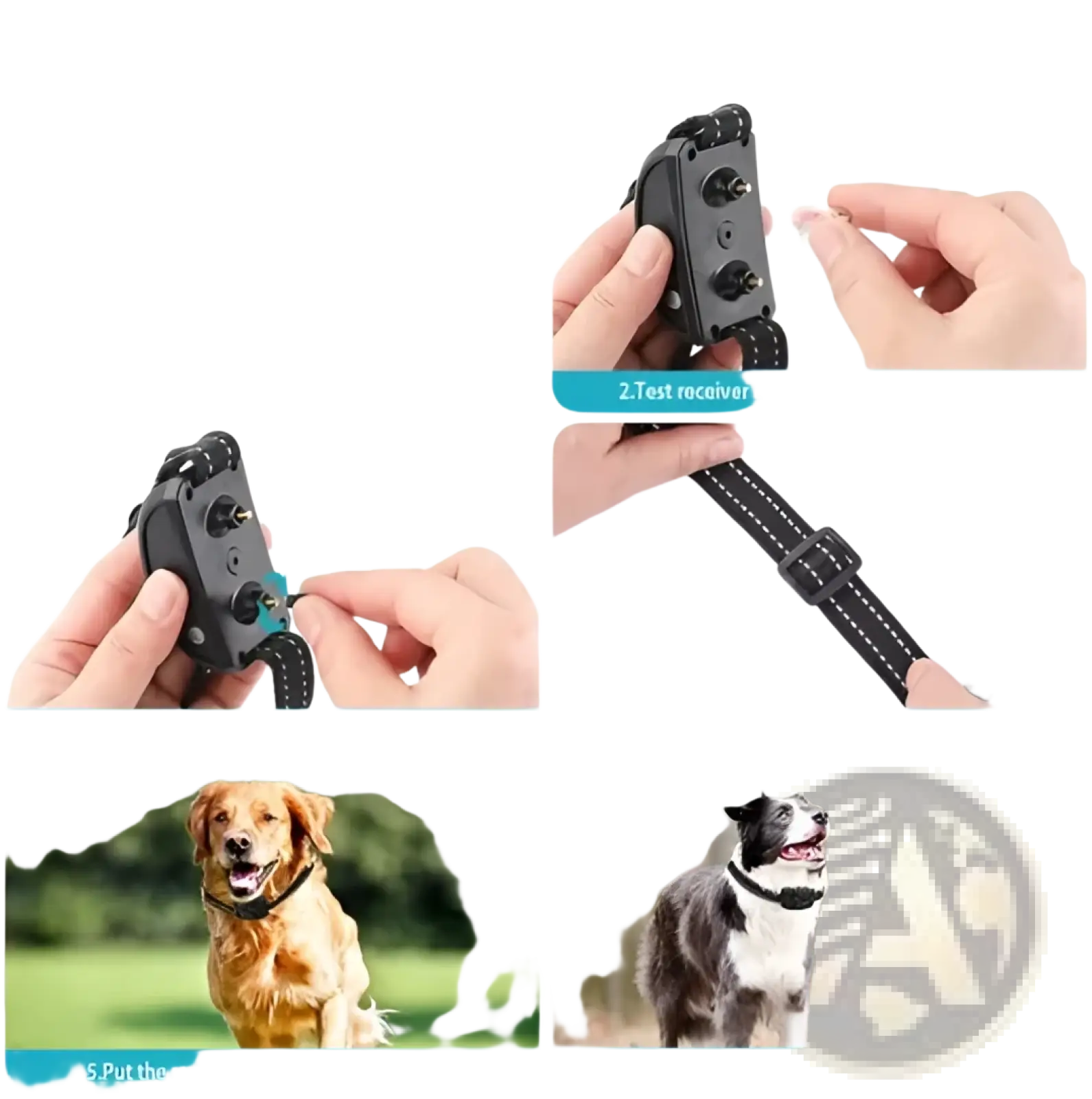 Wireless Dog Fence and Training Collar System 2 in 1