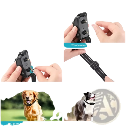 Wireless Dog Fence and Training Collar System 2 in 1