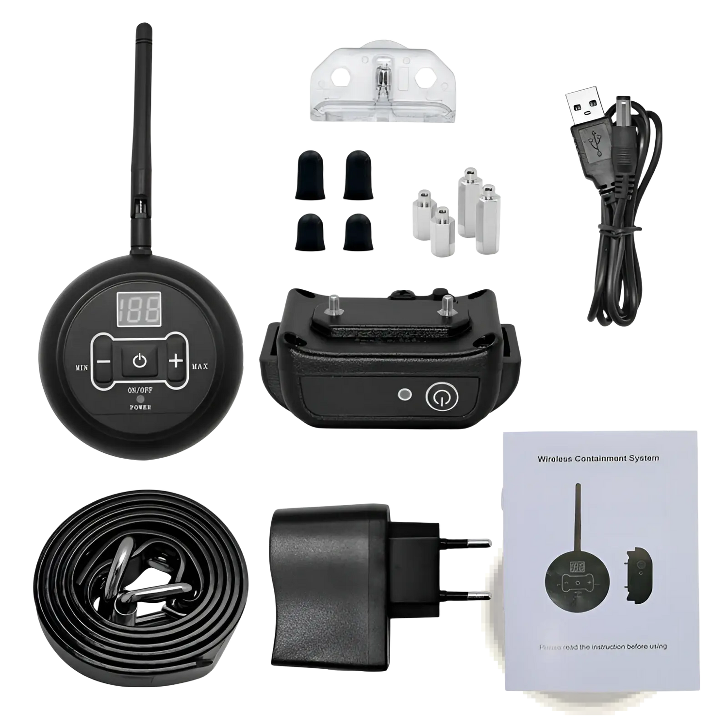 Wireless Pet Fence Electric Waterproof Training Collar