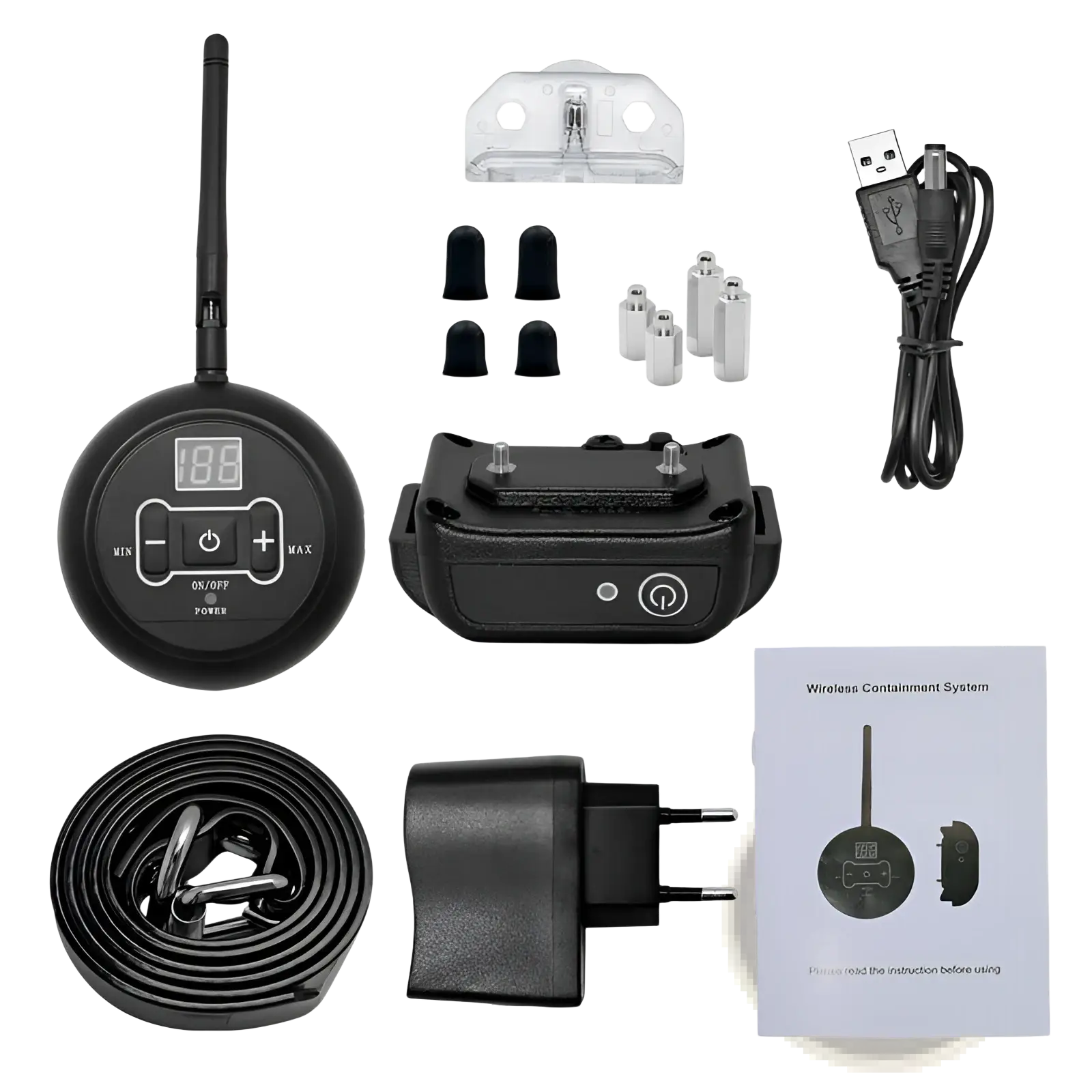 Wireless Pet Fence Electric Waterproof Training Collar