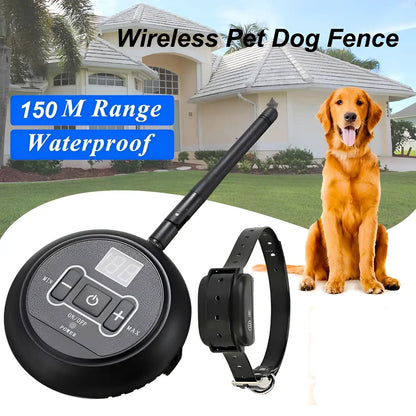 Wireless Pet Fence Electric Waterproof Training Collar