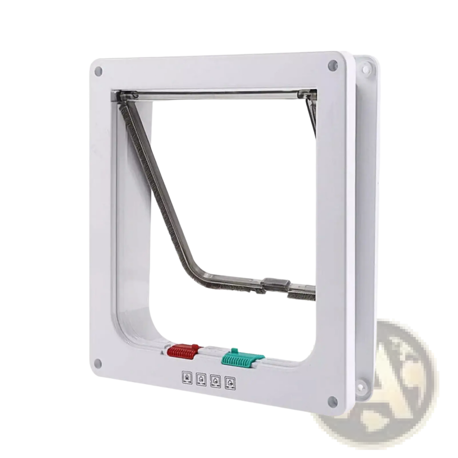 Xl Pet Door 4 Way Locking Magnetic Dog Cat Flap White