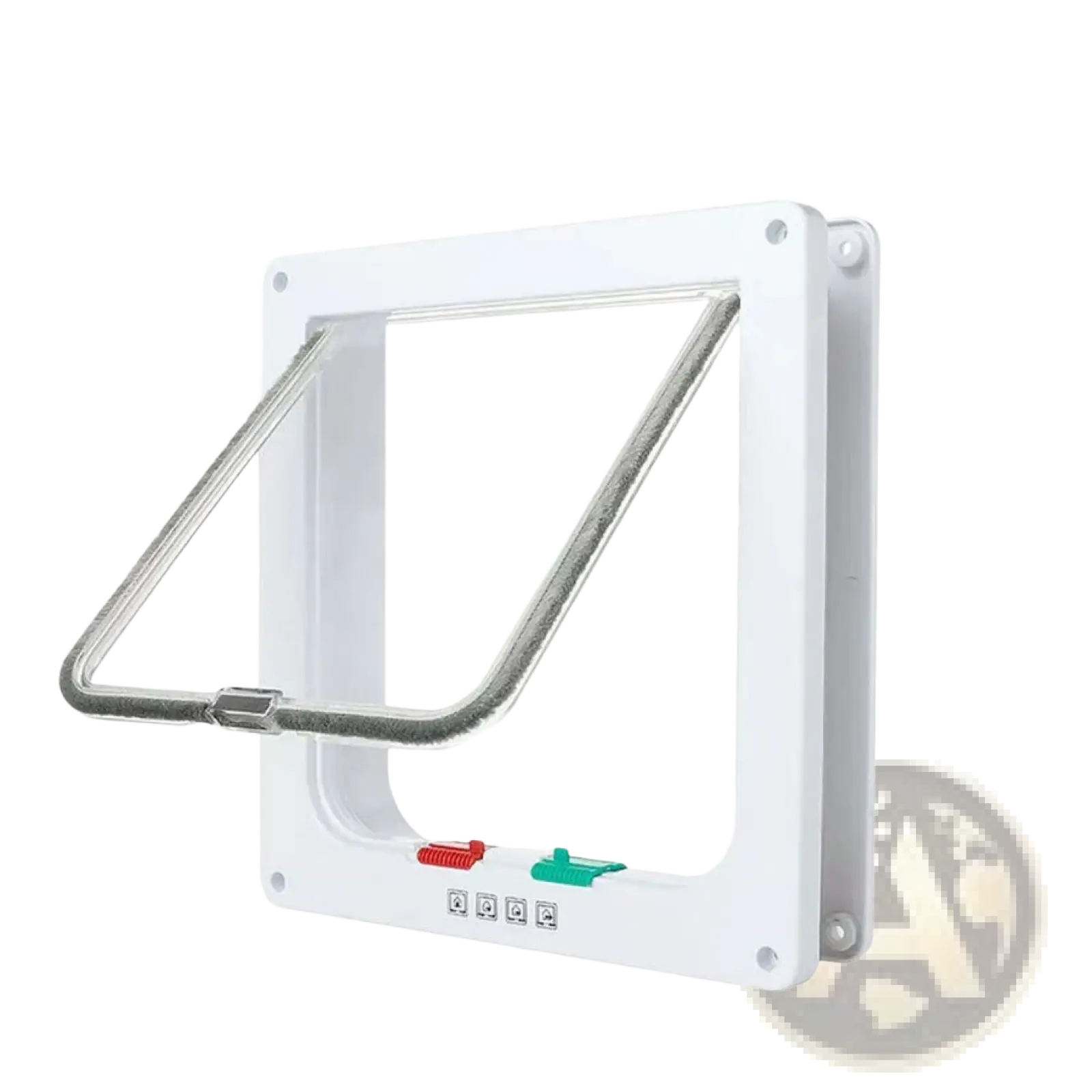 Xl Pet Door 4 Way Locking Magnetic Dog Cat Flap White