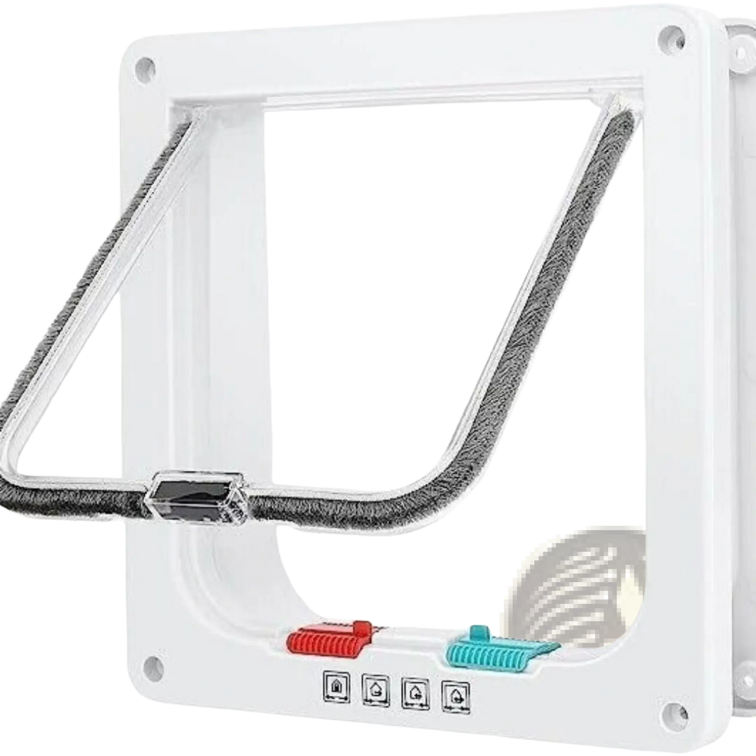 Xl Pet Door 4 Way Locking Magnetic Dog Cat Flap White