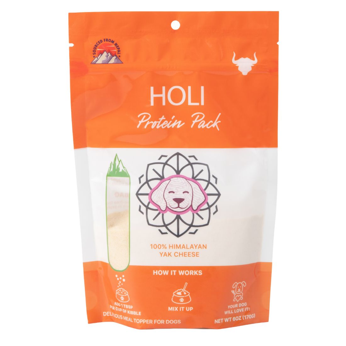 Dehydrated Himalayan Yak Cheese Dog Food Topper